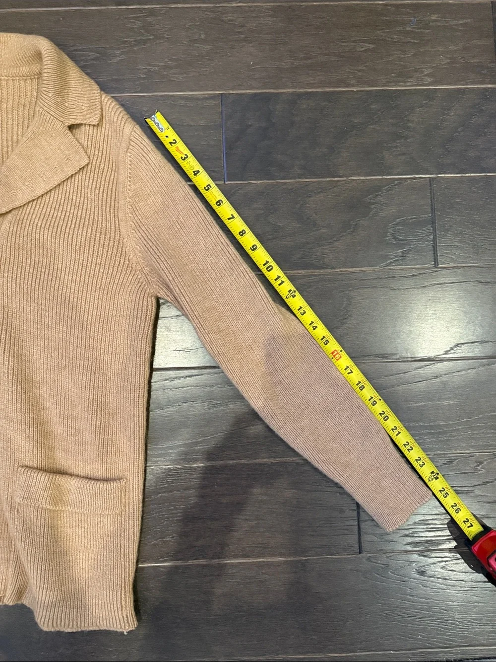 Vintage RARE BATTAGLIA Beverly Hills Camel Hair Sweater Coat Blazer Large Italy